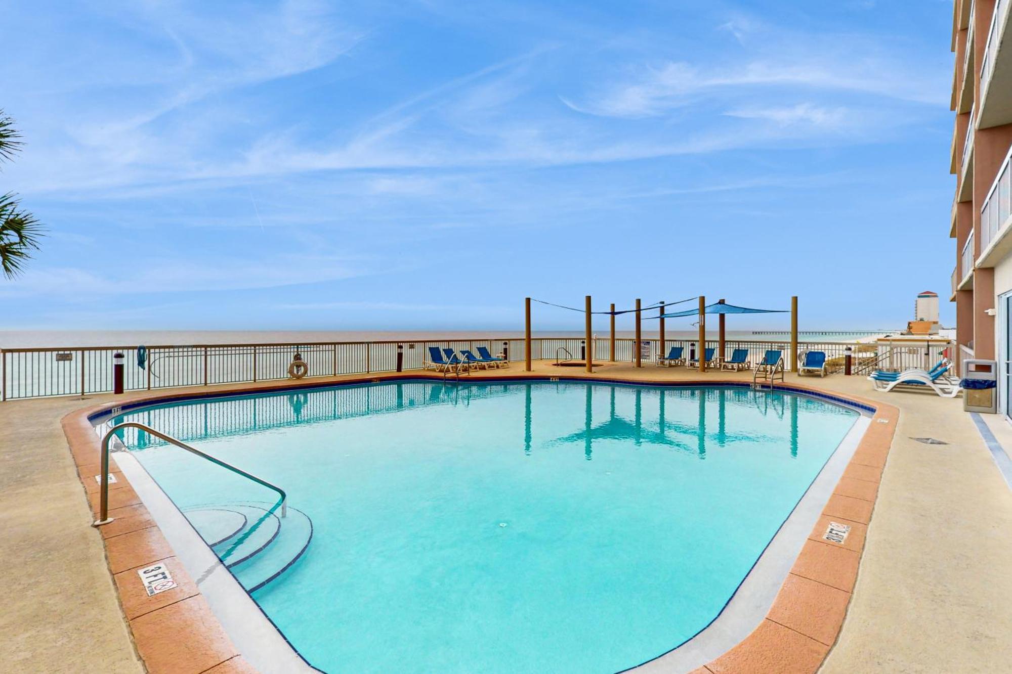 Sunrise Beach 1702 - Beachfront Condo Panama City Beach Bagian luar foto